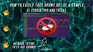 How To Easily Take Drums Out Of A Sample In Fl Studio [upl. by Oryaj65]