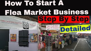 How To Start a Flea Market Business from Scratch Step by Step Part [upl. by Ardnued]