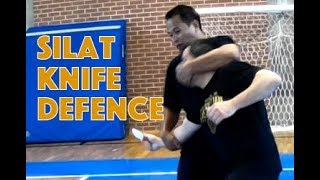 Knife Defence Options  Silat Suffian Bela Diri [upl. by Arihppas]