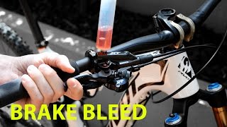 EASY BRAKE BLEED  Method used in AUTOMOTIVE INDUSTRY SHIMANO XT [upl. by Gora]