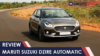 New Maruti Suzuki Dzire Automatic Review  NDTV CarAndBike [upl. by Johnette326]