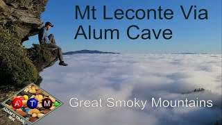 Mt Leconte  via Alum Cave Trail  Backpacking Leconte Shelter  Great Smoky Mountains [upl. by Far]