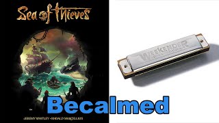 Harmonica Becalmed  SEA OF THIEVES OST  TABS [upl. by Nylrahc]