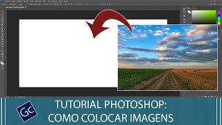 Como InserirColocar Imagens no Photoshop  Tutorial Photoshop CC [upl. by Rocker]