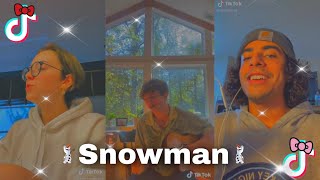 Snowman  Sia  Tiktok Compilation cover [upl. by Esenaj]