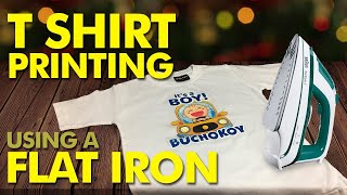 How to Print your Photo on T shirt at Home using a Flat Iron [upl. by Atsirak]