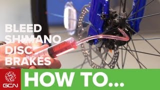 How To Bleed Shimano Hydraulic Disc Brakes [upl. by Huey49]