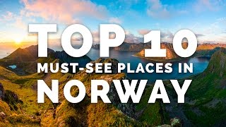 TOP 10 MUSTSEE PLACES IN NORWAY  A Photographers Guide [upl. by Skutchan]