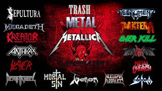 THRASH METAL only from 1985 1990 Bands classic full songs \m [upl. by Nichol290]