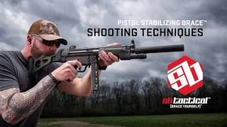 Pistol Stabilizing Brace Shooting Techniques [upl. by Imeaj]