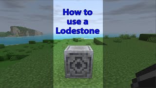 Minecraft  How to Use a Lodestone shorts [upl. by Aistek]