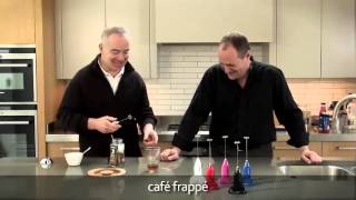 How to make a frappé coffee using an aerolatte milk frother [upl. by Deehsar474]