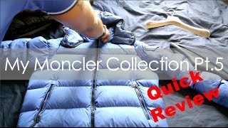 Moncler Jacket Collection Pt 5  Quick Review [upl. by Stock]