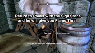 Skyrim  Get Dead Thrall  Conjuration Ritual Spell Walkthrough  Master Spells [upl. by Frankhouse178]