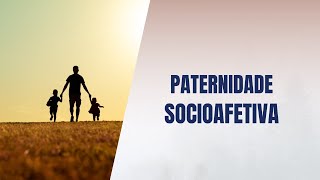 Paternidade socioafetiva [upl. by Wilma]