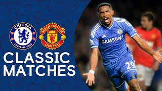 Chelsea 31 Man United  Samuel Etoo Scores Premier League HatTrick  Classic Highlights [upl. by Qirat917]