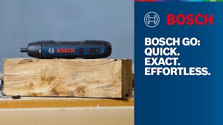 The new Bosch GO Quick Exact Effortless [upl. by River]