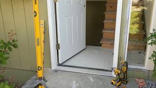 Jeld Wen Front Door Installation  Really crappy products and craftsmanship PART 1 [upl. by Talley849]