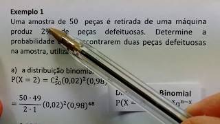 Aproximação Poisson da binomial [upl. by Gawain]