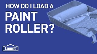 How Do I Load a Paint Roller  DIY Basics [upl. by Amuwkuhc]