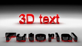 3ds Max creating 3D TEXT basic tutorial [upl. by Anelam748]