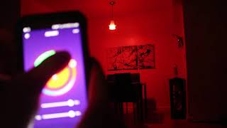 How To SetupInstall a Wifi Smart Led Light Bulb Dimmable RGB From Amazon Using Smart Life App [upl. by Ber]