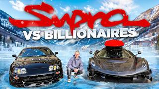 1000HP Supra terrorizing Billionaires Hypercarmeet in Switzerland [upl. by Clerissa]