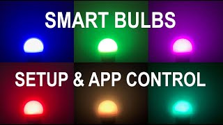 Smart Bulb Setup Install amp App Control [upl. by Lothair]