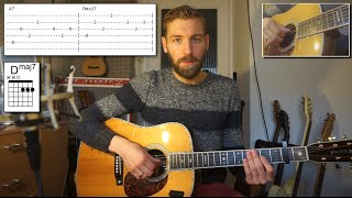 Adele  Million Years Ago Guitar Tutorial  How to Play  Chords and TABS [upl. by Aihtak46]