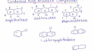 130 Polycyclic Aromatic Compounds Naphthalene Anthracene amp Phenanthrene [upl. by Eneleuqcaj]