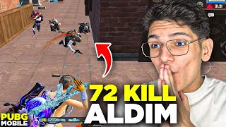 72 KİLL ALDIM YENİ KİLL REKORUM  PUBG MOBİLE [upl. by Acherman]