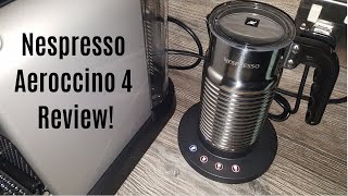 Nespresso Aeroccino 4 Milk Frother Review  Worth upgrading from the Aeroccino 3 [upl. by Chace]