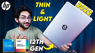 HP 15s Intel 12th Gen Thin amp Light Laptop  i51235U Iris XE Graphics [upl. by Enaitsirhc]