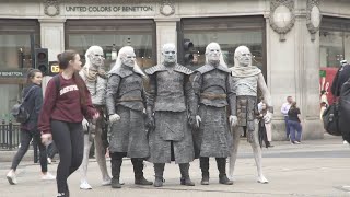 White Walkers hit London as Game of Thrones returns [upl. by Laertnom646]