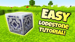 How To Make LODESTONE In Minecraft SUPER QUICK MINECRAFT TUTORIAL [upl. by Xantha]