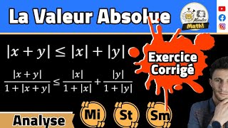 TD 5 exercice corrigé  les valeurs absolues [upl. by Ellehcem]