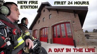 First 24 Hours in a New Fire Station  A Day in the Life [upl. by Ecallaw236]