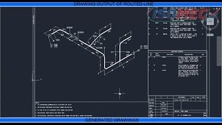 Draw Piping Isometric Drawings by ISOMAC Software [upl. by Roumell]