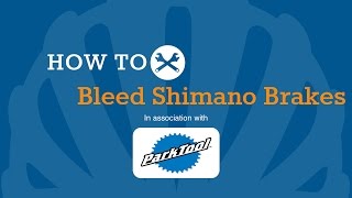 How To Bleed Shimano Hydraulic Disc Brakes [upl. by Ribak]