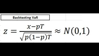 Backtesting VaR Value at Risk [upl. by Renrut]