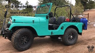 1965 Jeep CJ5 Restoration Full Video [upl. by Christen]