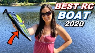 BEST BRUSHLESS FAST amp CHEAP RTR RC Boat 2020 Money Can Buy  Self Righting  TheRcSaylors [upl. by Roach]