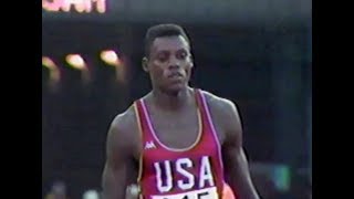 Carl Lewis  Mens 100m  1984 Olympics [upl. by Hsirrap]