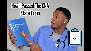 How I Studied and Pass The CNA State Exam [upl. by Arahset]