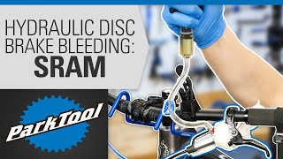 How to Bleed Hydraulic Disc Brakes  SRAM® [upl. by Enirahtak277]