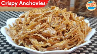 How to Make Crispy Fried Anchovies  Homemade Snack [upl. by Rehptosirhc]