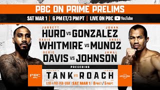 Tank vs Roach FIGHT NIGHT PRELIMS  TankRoach [upl. by Erroll]