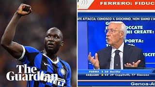 Italian football pundit sacked after racist remarks about Romelu Lukaku [upl. by Mad]