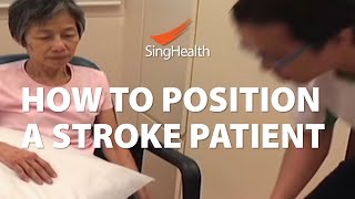 How To Position A Stroke Patient [upl. by Nnylassej]