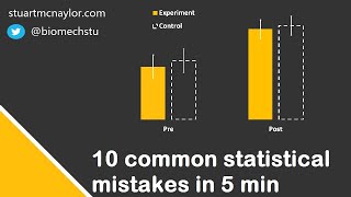 Ten Statistical Mistakes in 5 Min [upl. by Kurtz278]